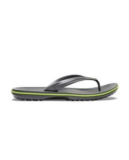 Crocs Crocband Flip Flops Black With Green Line