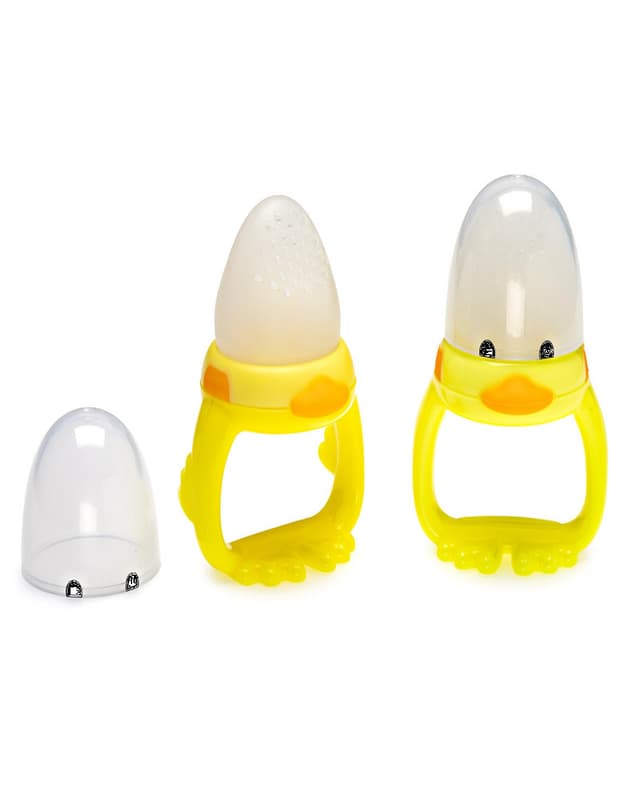 Melii Fresh Food Feeder Yellow Duck 2 pcs thumbnail 1