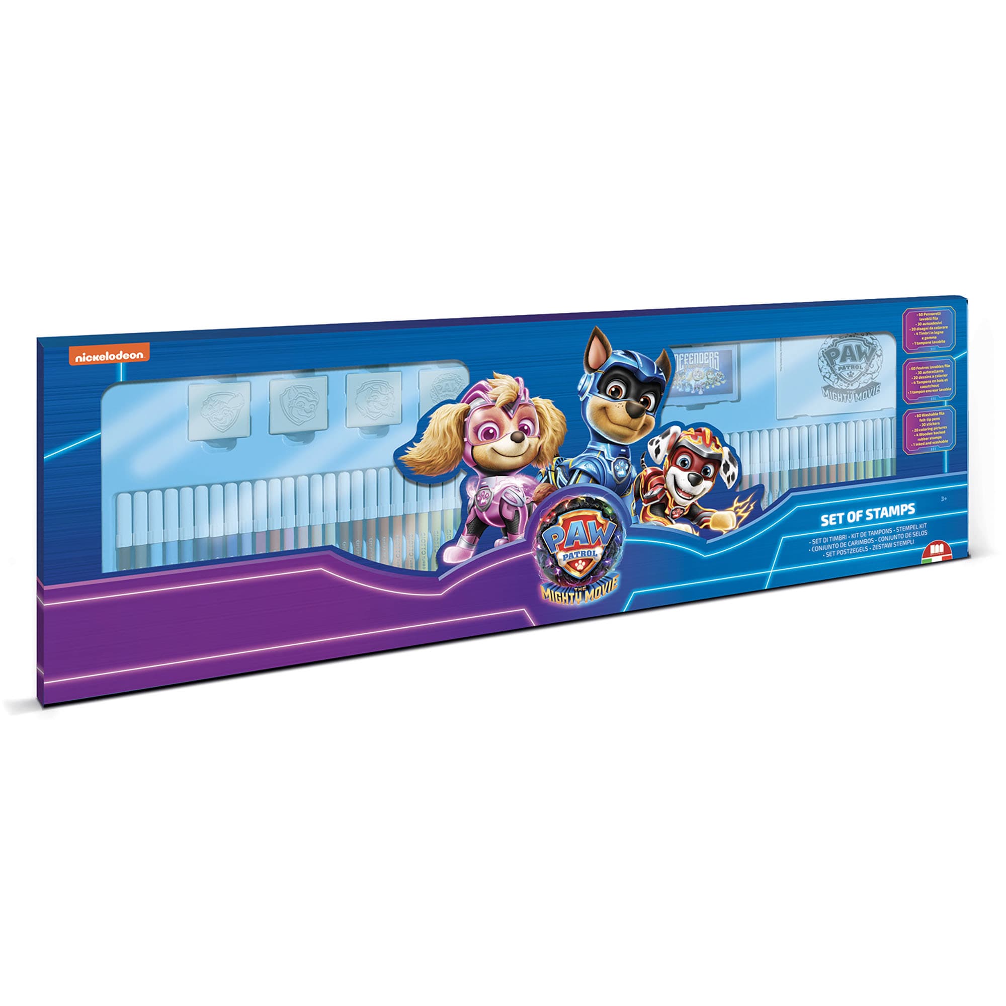 Paw Patrol Movie 60 Felt-Tip Pen Set
