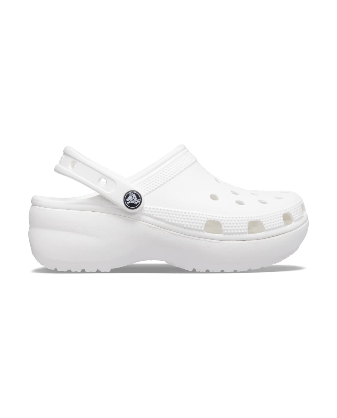 Crocs Women's Classic Platform Clog White thumbnail 2