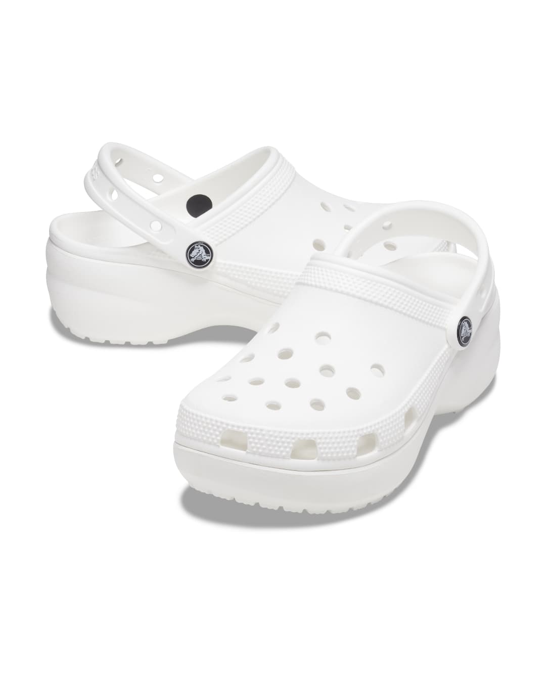 Crocs Women's Classic Platform Clog White thumbnail 3