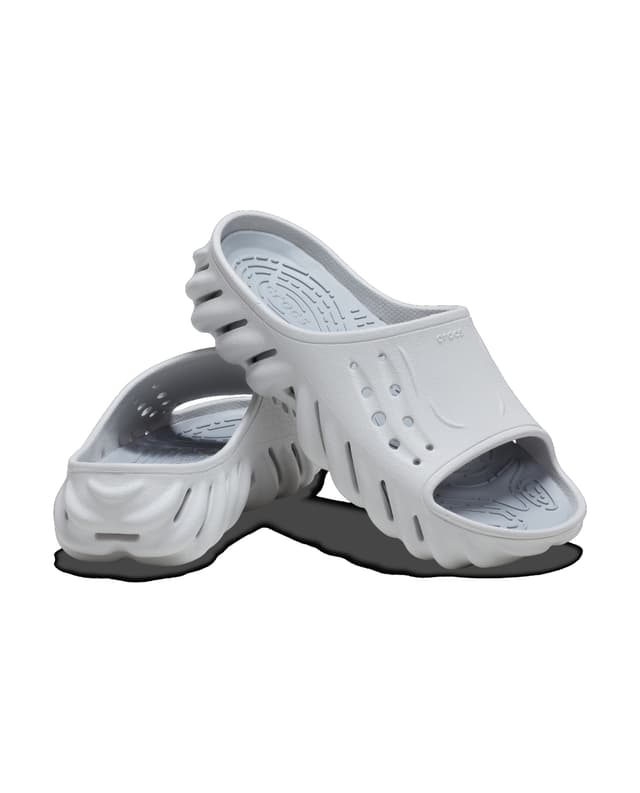 Crocs Kids' Echo Slide Grey thumbnail 3