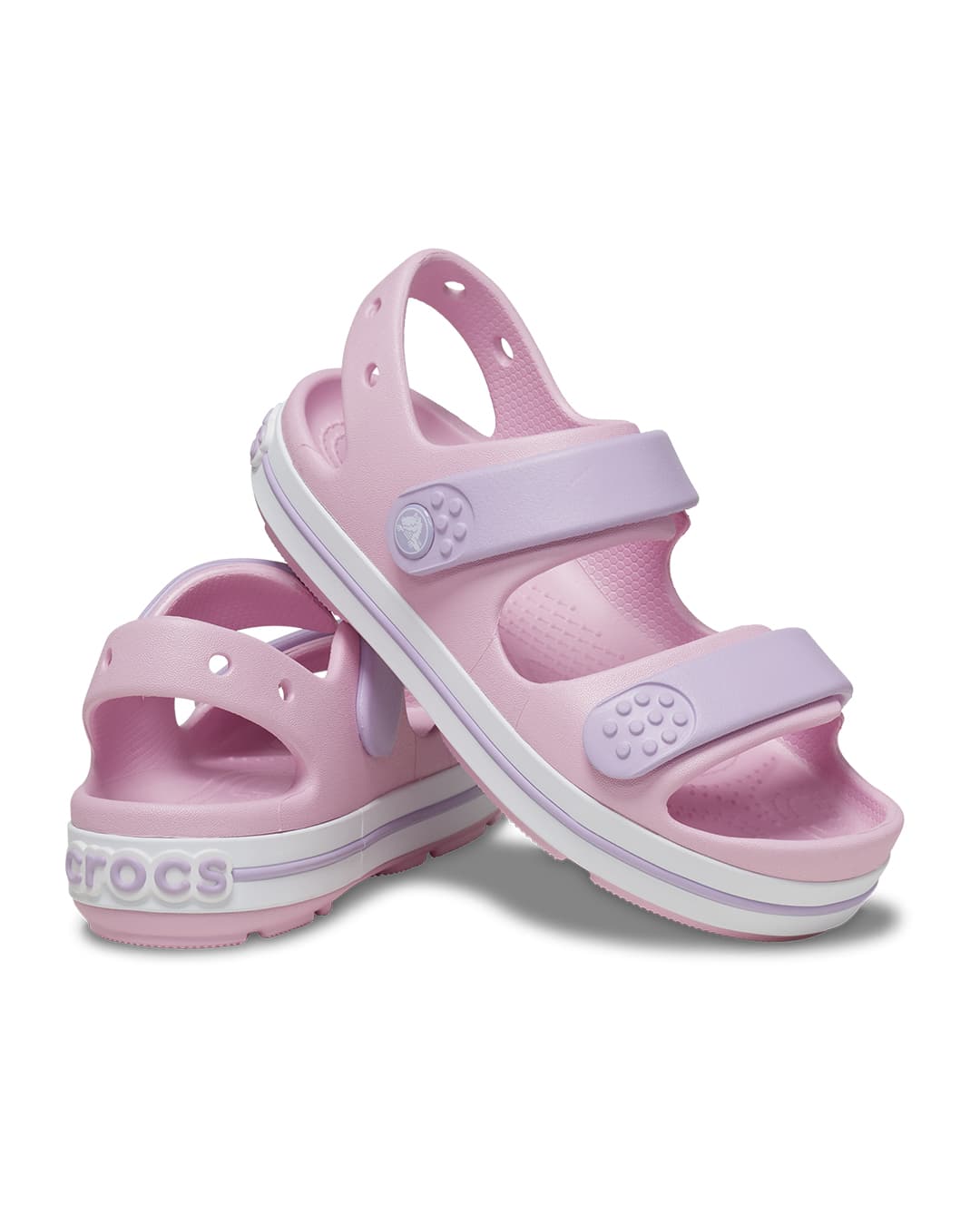 Crocs Kids' Crocband Cruiser Sandal Pink thumbnail 3