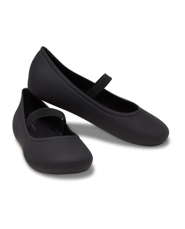 Crocs Kids' Brooklyn Flat Black thumbnail 3