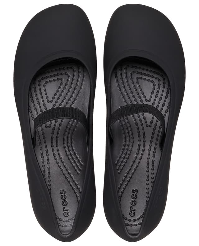 Crocs Kids' Brooklyn Flat Black thumbnail 4