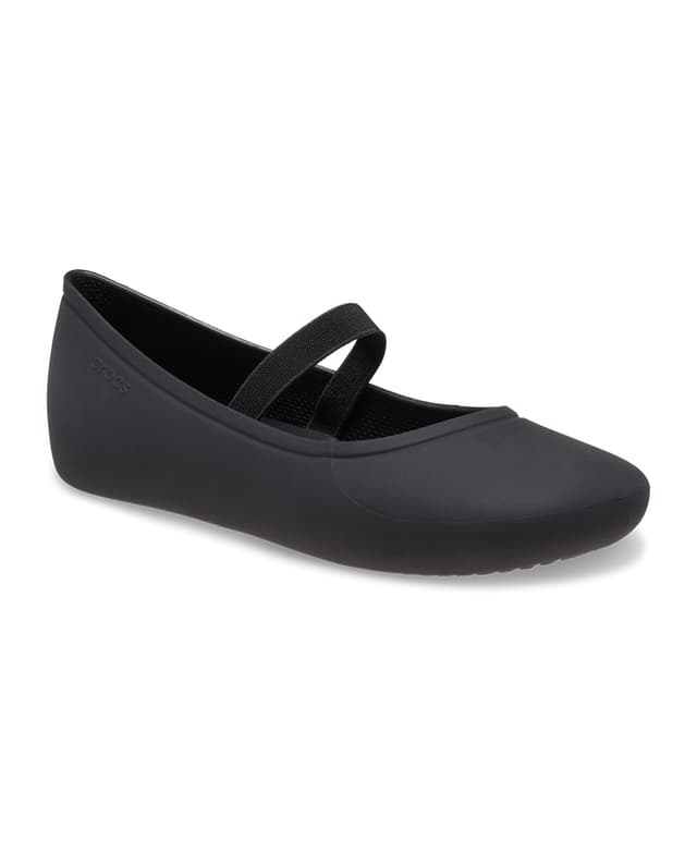 Crocs Kids' Brooklyn Flat Black thumbnail 5