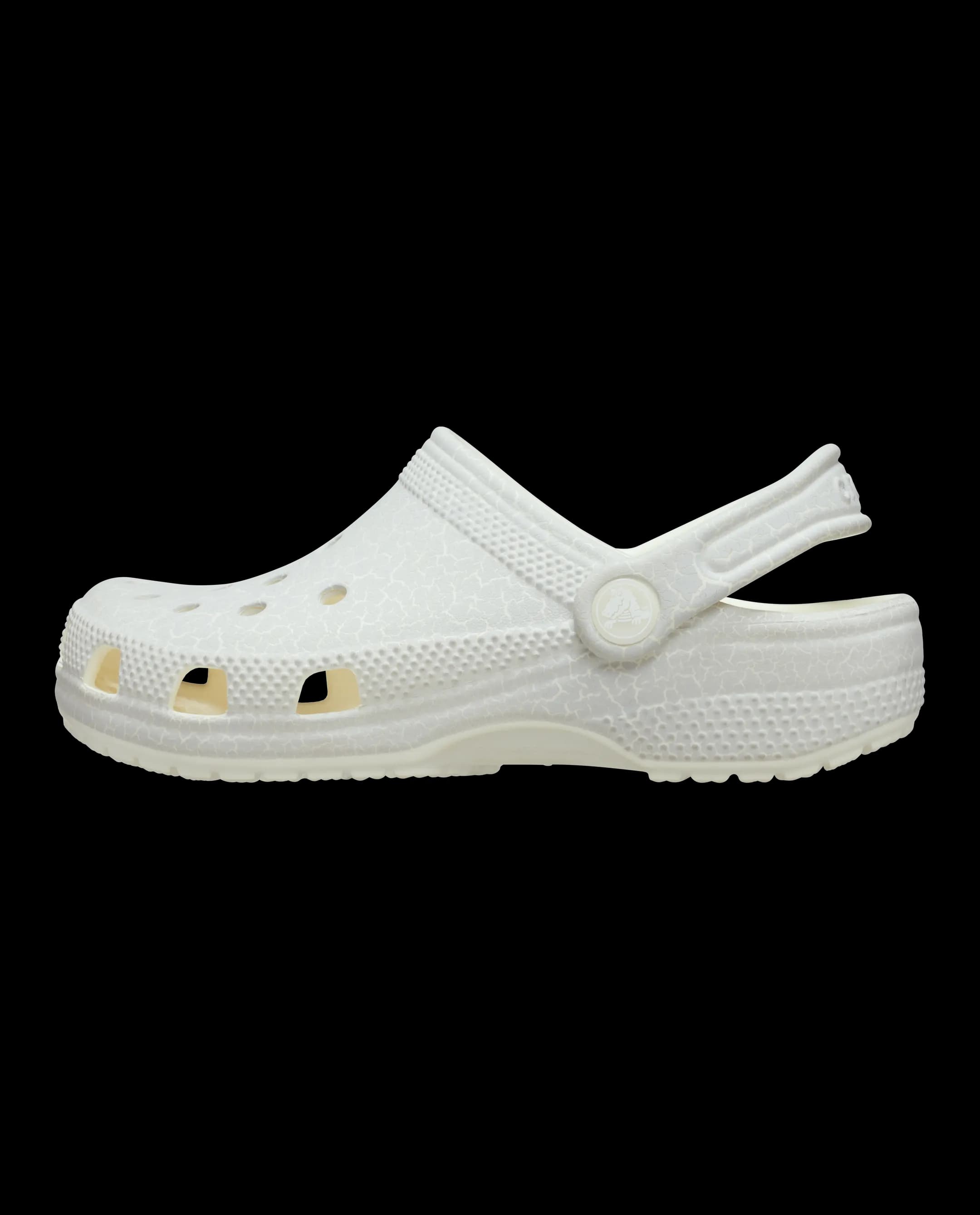 Crocs Kids' Classic Glow Crackle Clog Green