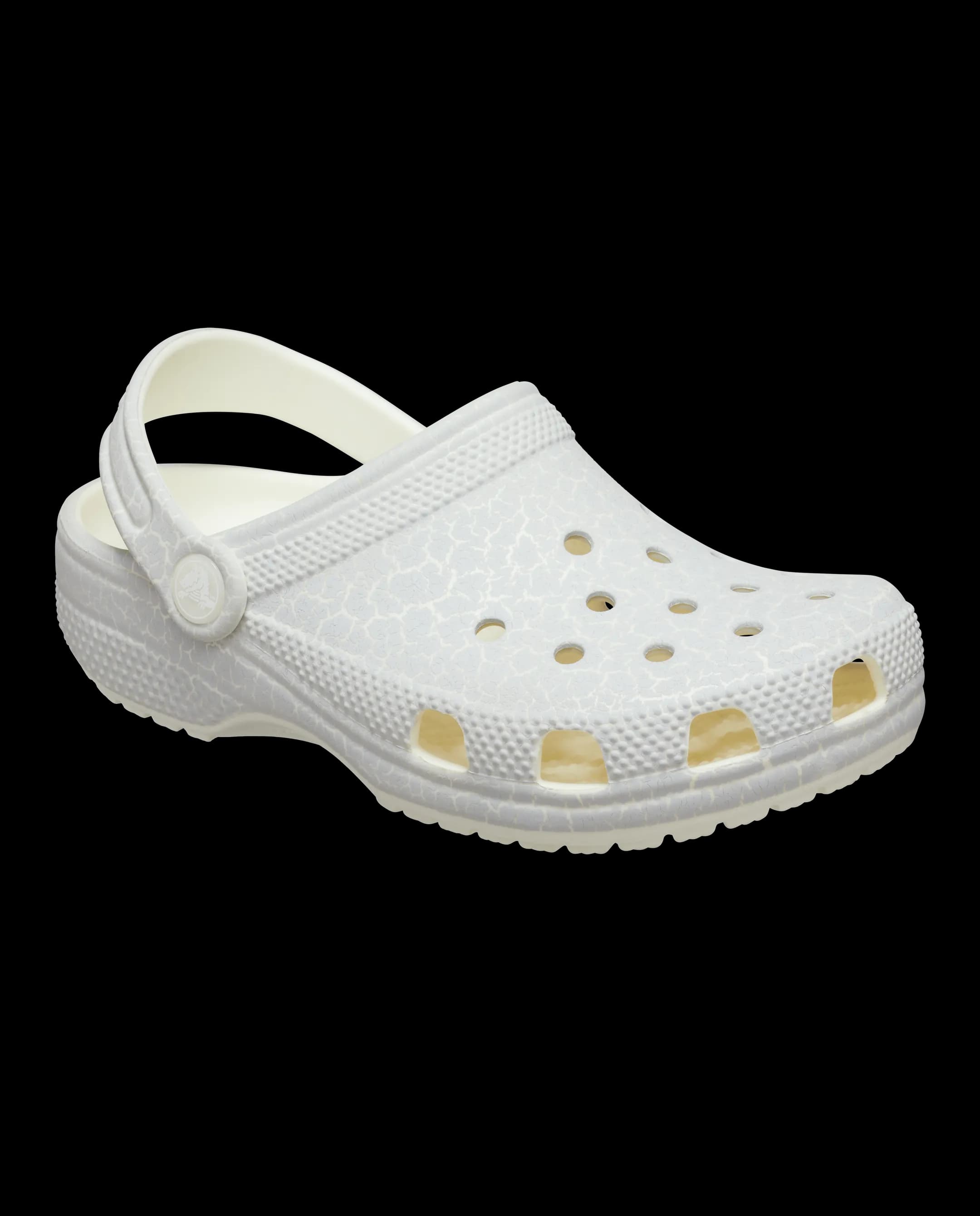 Crocs Kids' Classic Glow Crackle Clog Green
