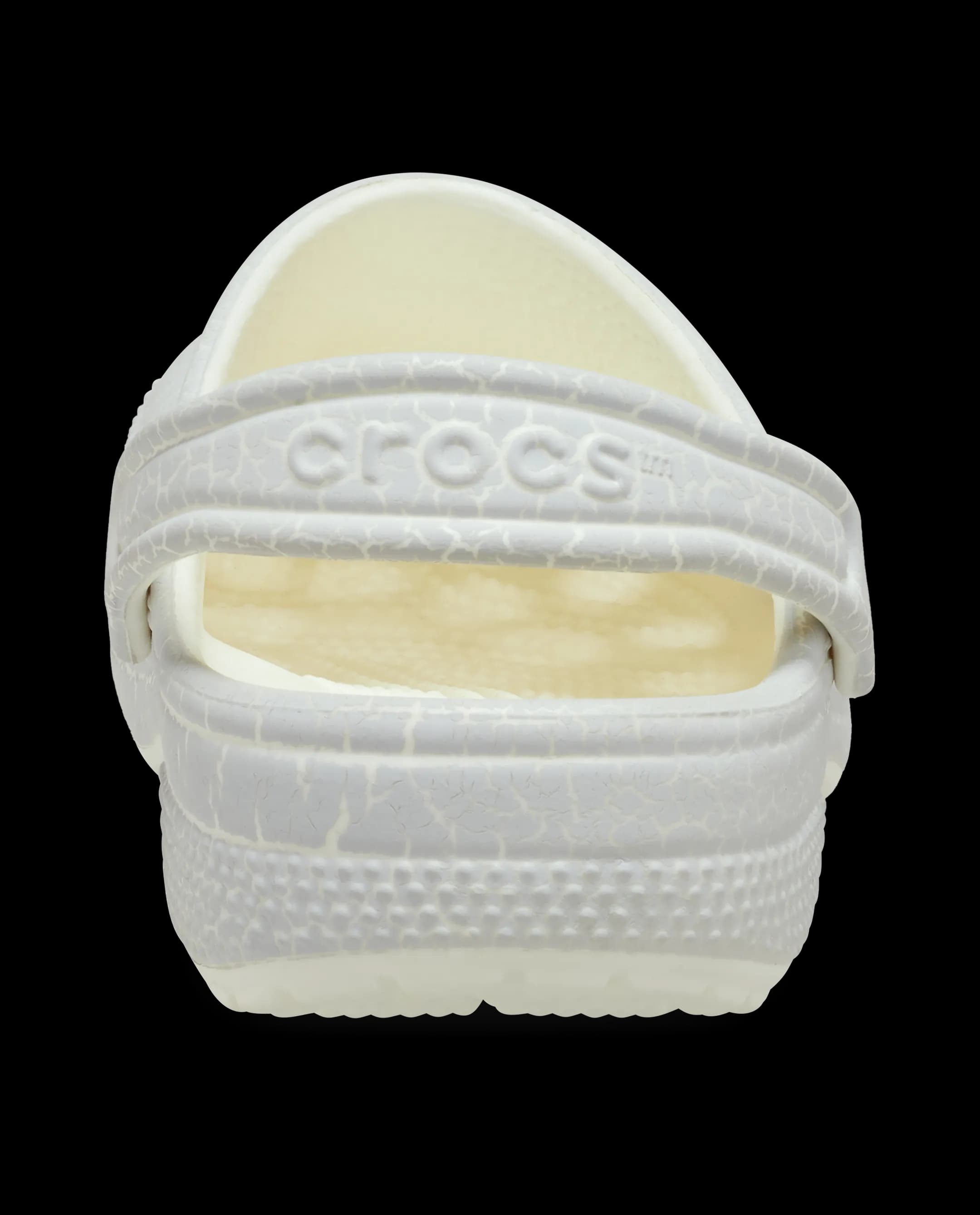 Crocs Kids' Classic Glow Crackle Clog Green