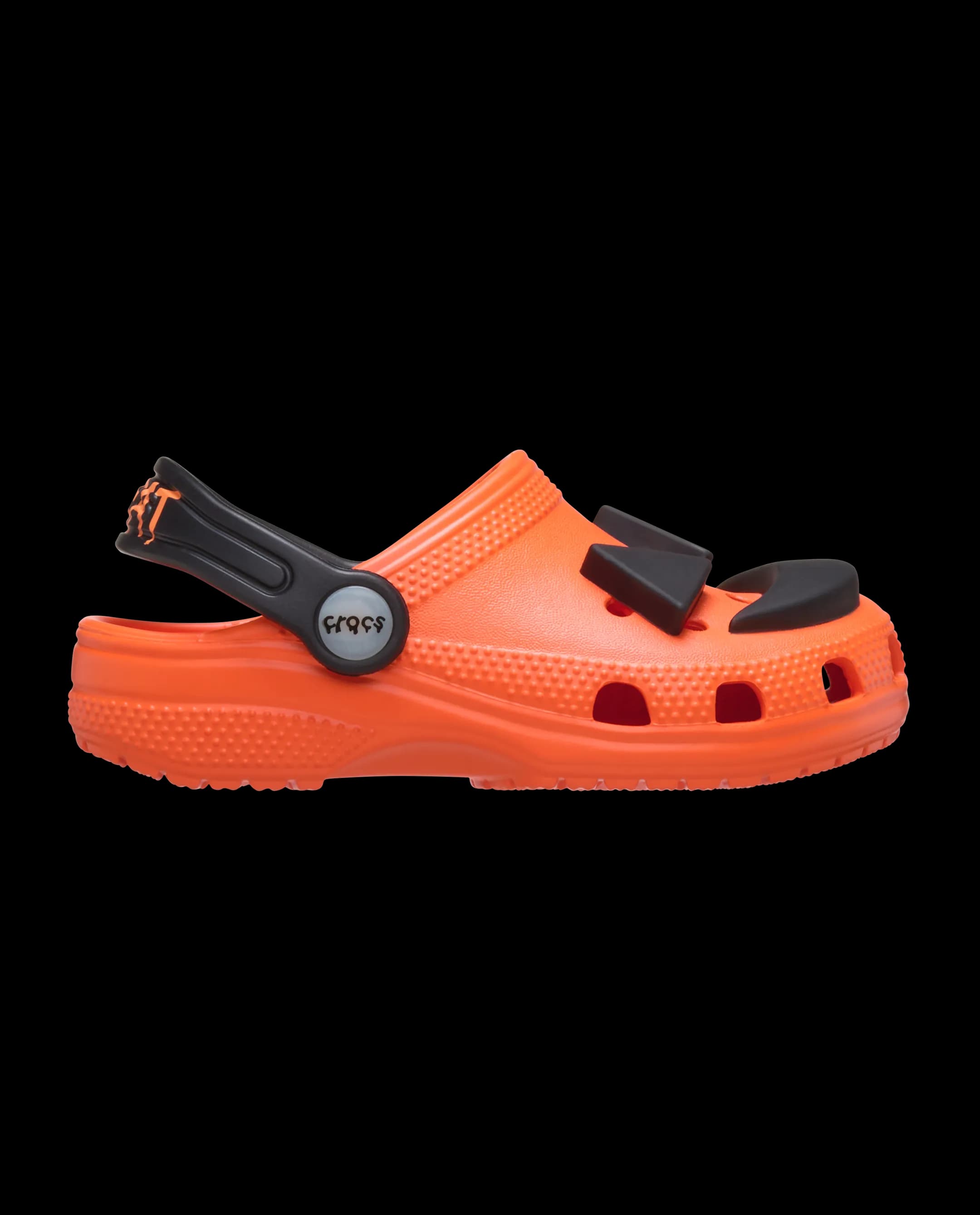Crocs Toddlers' Classic Jack O Lantern Lights Clog Orange