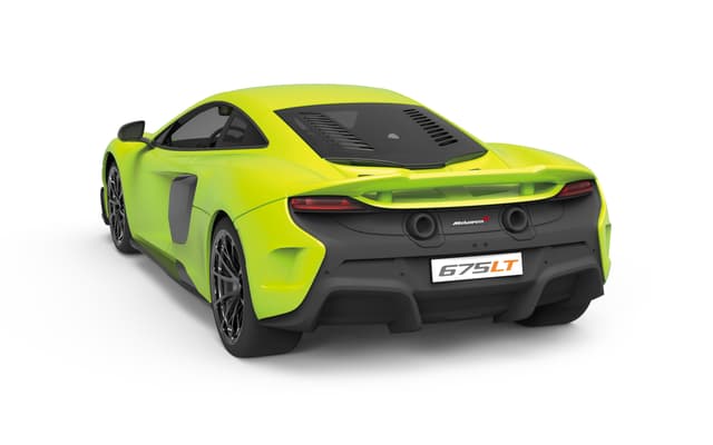 Rw Mclaren 675Lt 1:24 Rc Car - Orange & Green thumbnail 2