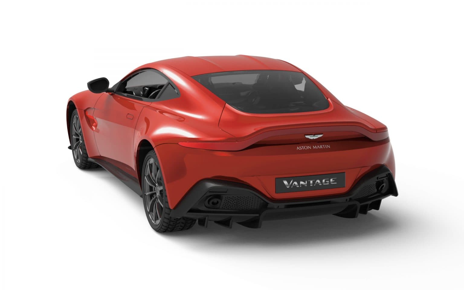 Rw Aston Martino Vantage 1:24 Rc Car - Red & Gray thumbnail 5