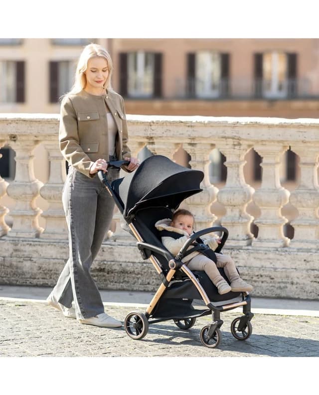 Kikkaboo Autofolding pushchair Eden Beige thumbnail 4