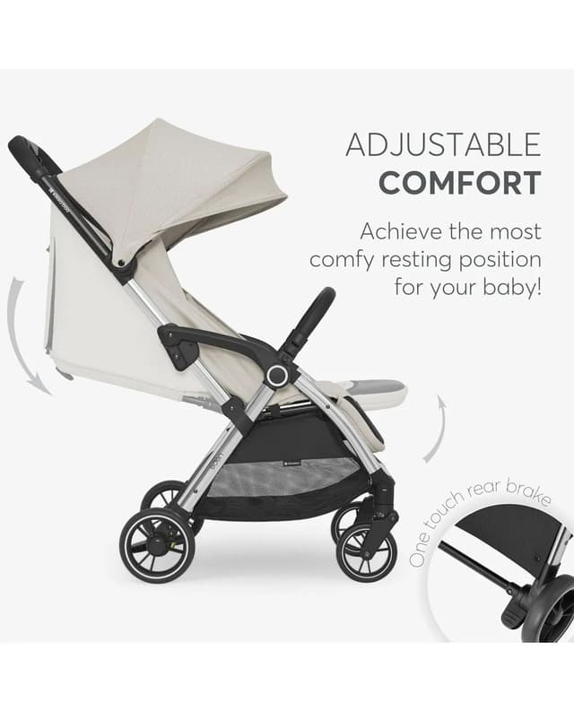 Kikkaboo Autofolding pushchair Eden Beige thumbnail 5