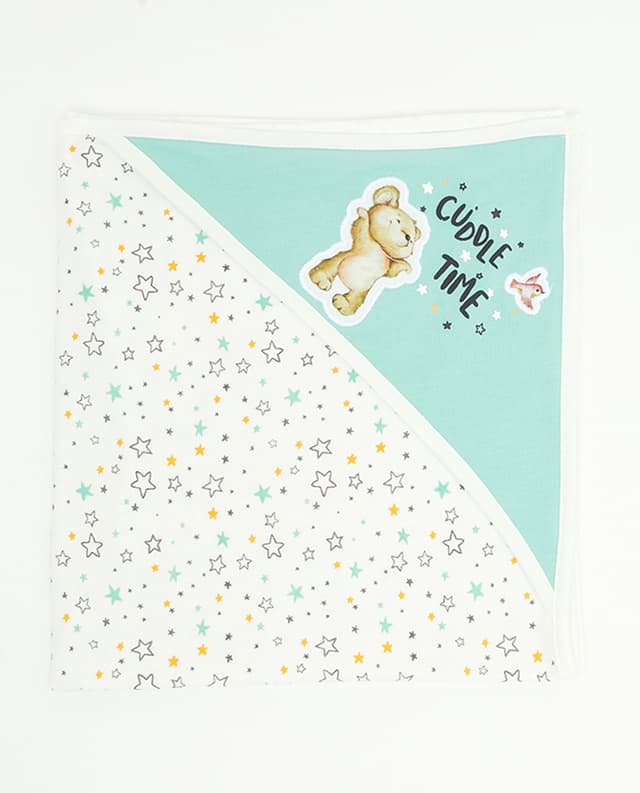 Babies & more Babies & more Pack Of 2 Newborn Hooded Wrapper/Blanket thumbnail 5
