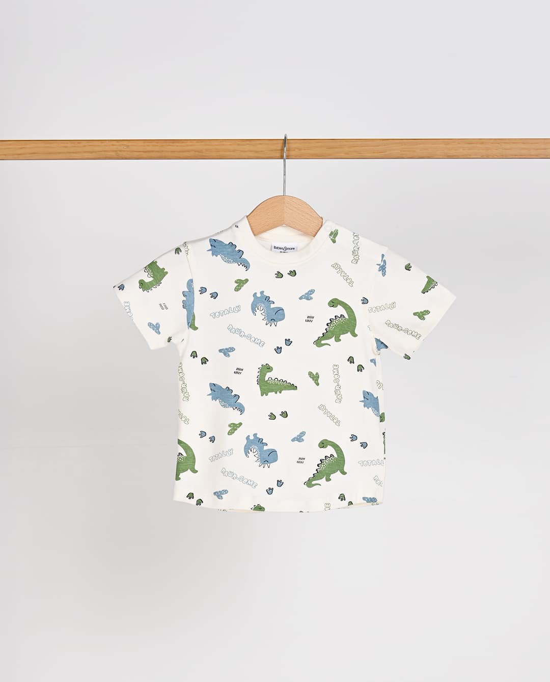 Babies and More 3 Peace Set Solid Graphic and All Over Print Blue