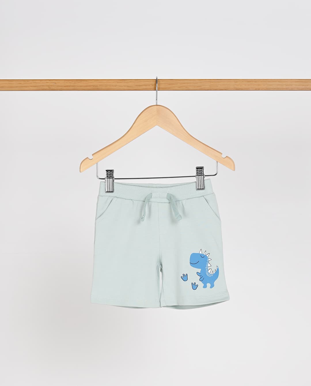 Babies and More 3 Peace Set Solid Graphic and All Over Print Blue