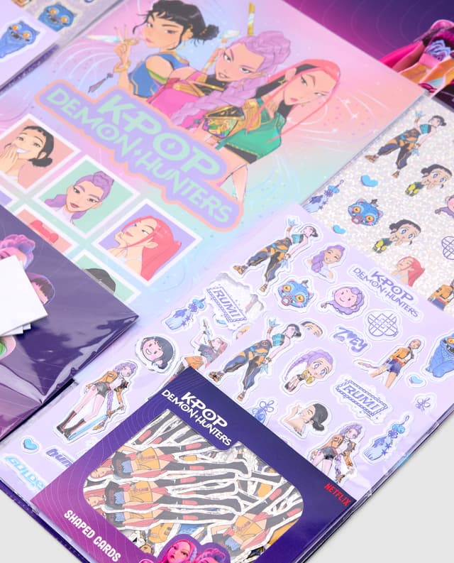 Netflix Kpop Stationery Sticker Set thumbnail 5
