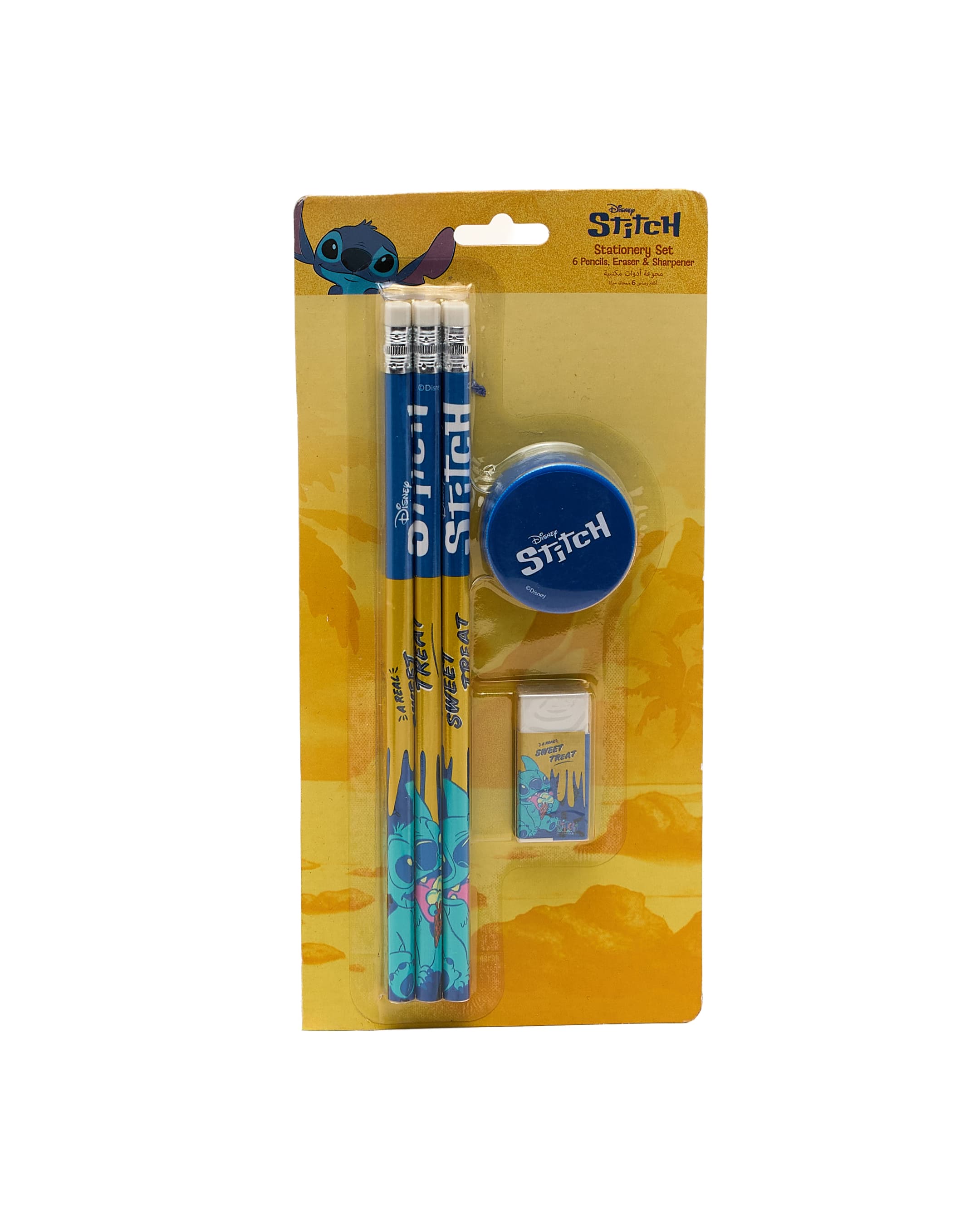 Disney Stitch Stationery 8Pc Stationery Set