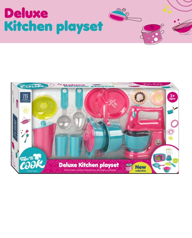 Babies & more Deluxe Kitchen Play Set Girls Playset - Multicolor thumbnail 1