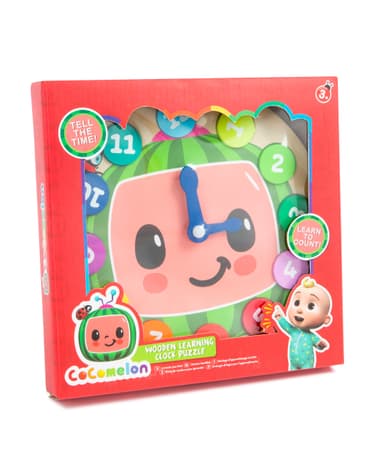 Cocomelon Wooden Learning Clock - Multicolor thumbnail 5