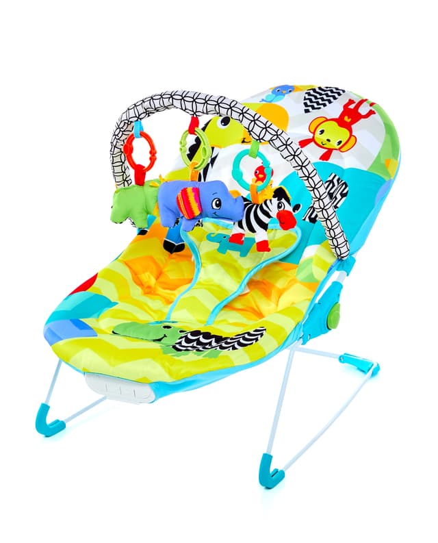 Strawberry Baby Bouncer - Blue/red thumbnail 2
