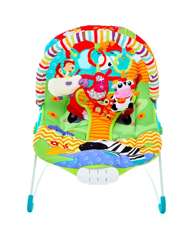 Strawberry Baby Bouncer - Yellow/blue thumbnail 3