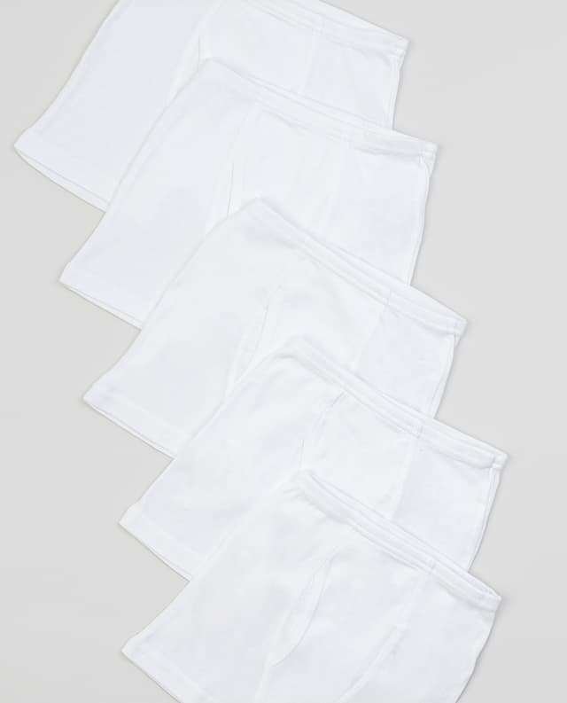 Babies and More Boys Boxers- Pack of 5 - White thumbnail 2
