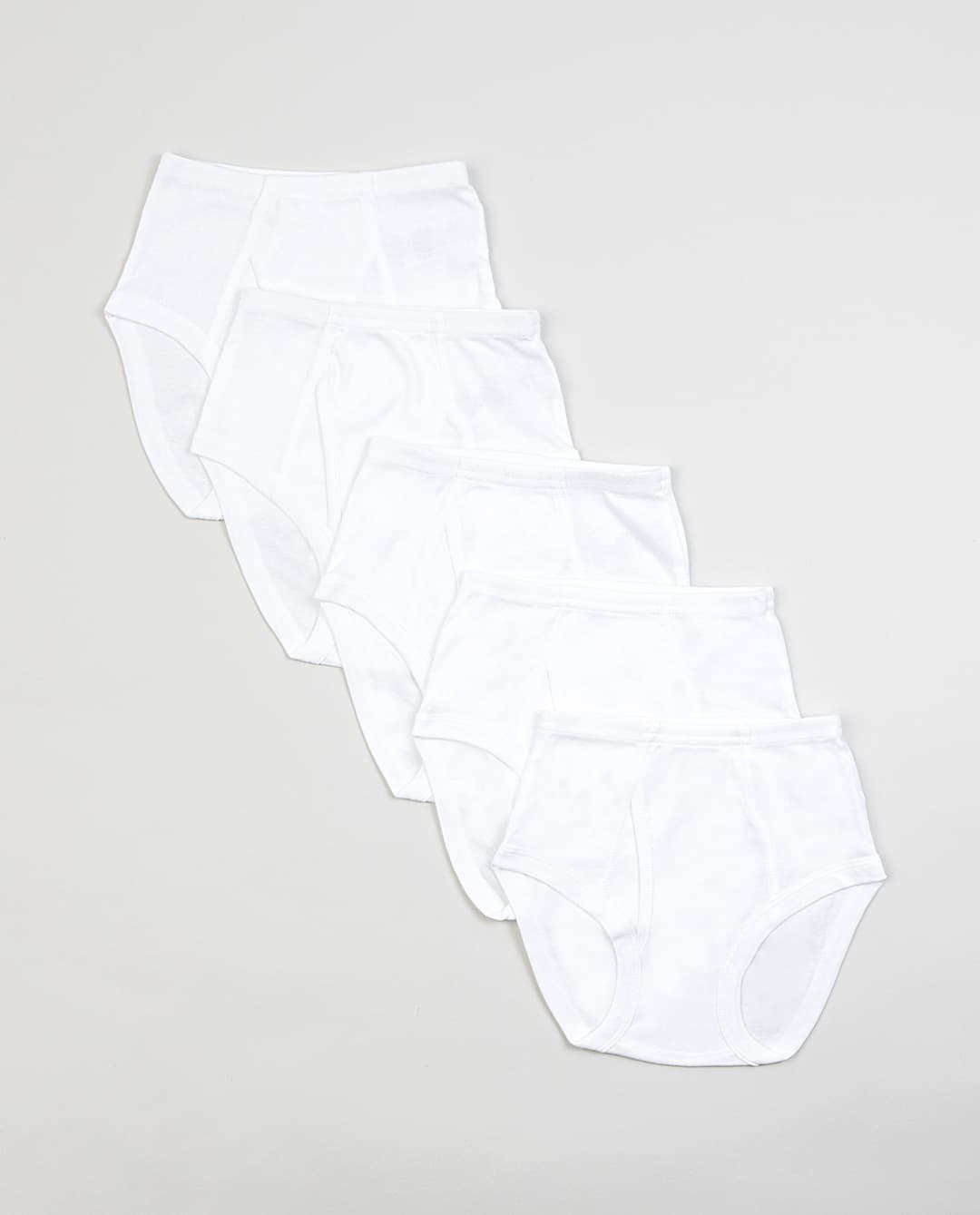 Babies and More Boys Brief- Pack of 5 - White