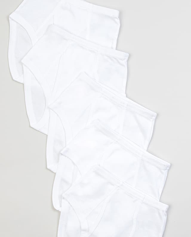 Babies and More Boys Brief- Pack of 5 - White thumbnail 2
