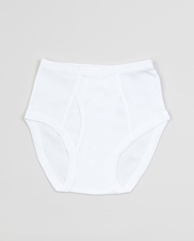 Babies and More Boys Brief- Pack of 5 - White thumbnail 3