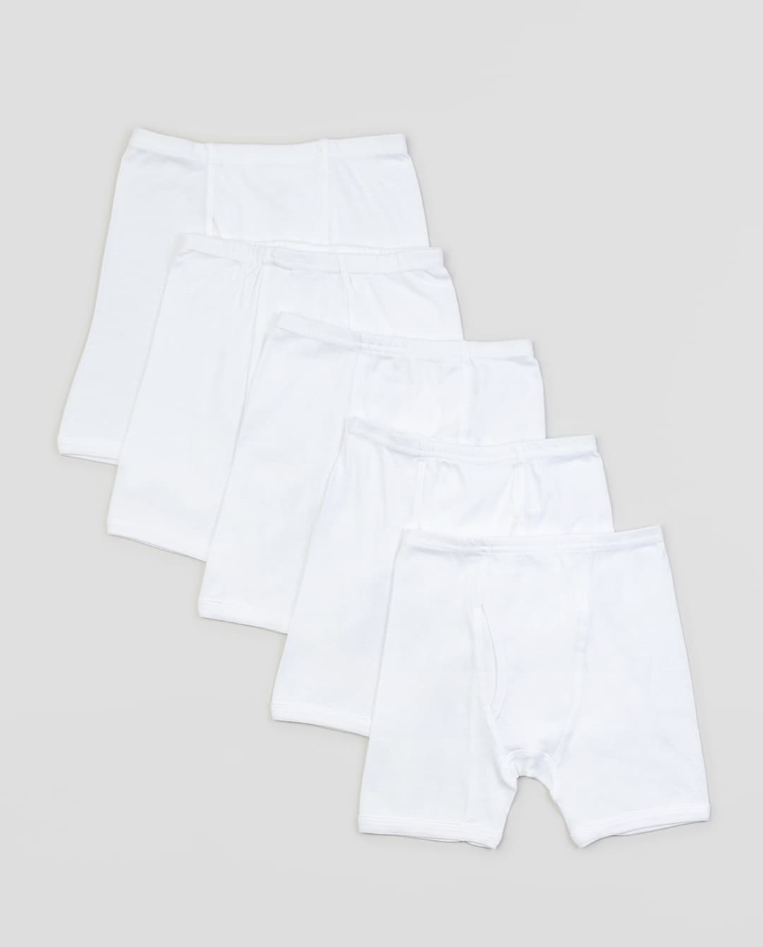 Babies and More Boys Half Pant- Pack of 5 - White