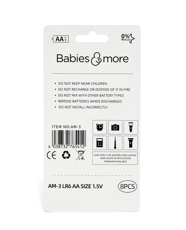 Babies & more Bnm Aa Alkaline Super Battery - Multicolor thumbnail 5
