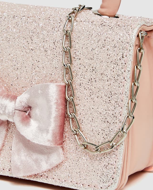 Glitter Hand Bag Pink thumbnail 4