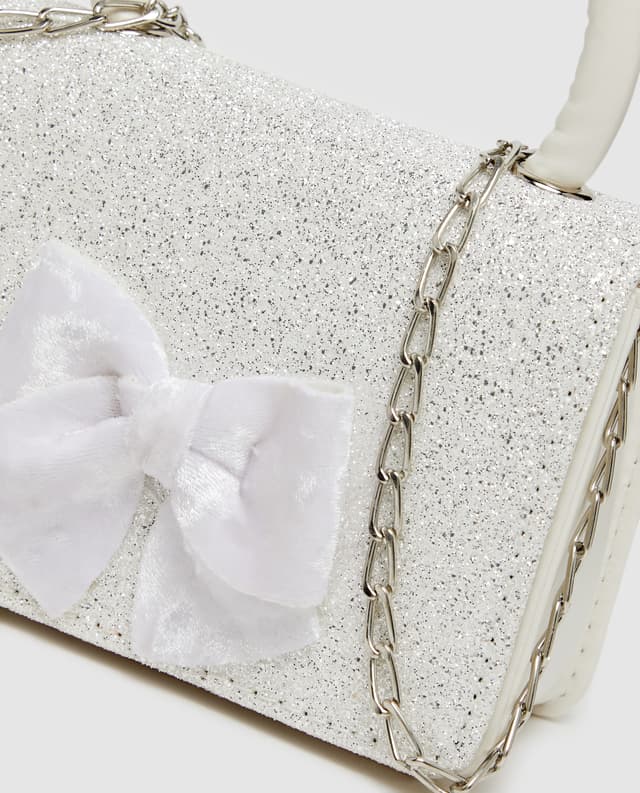 Glitter Flap Top Handle Bag thumbnail 4