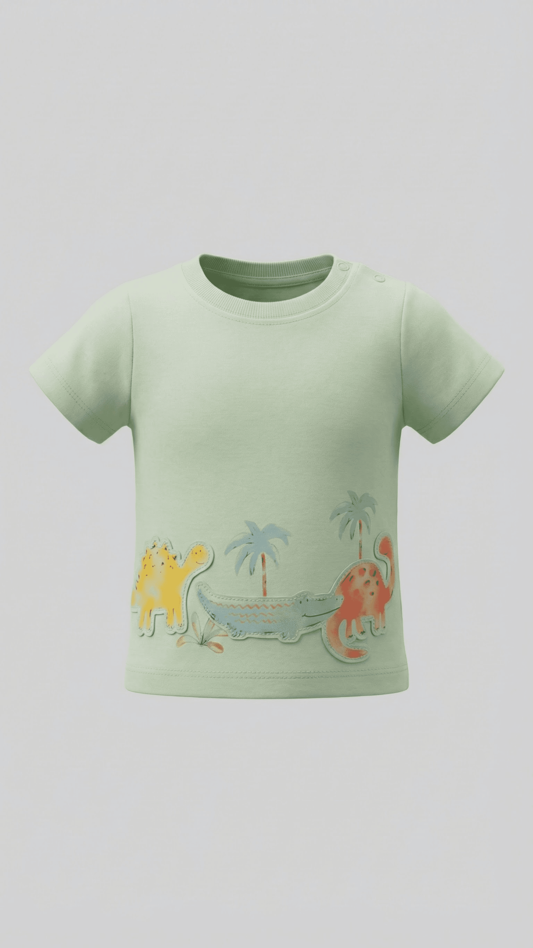 Pack of 3 Printed Crew Neck T-Shirts