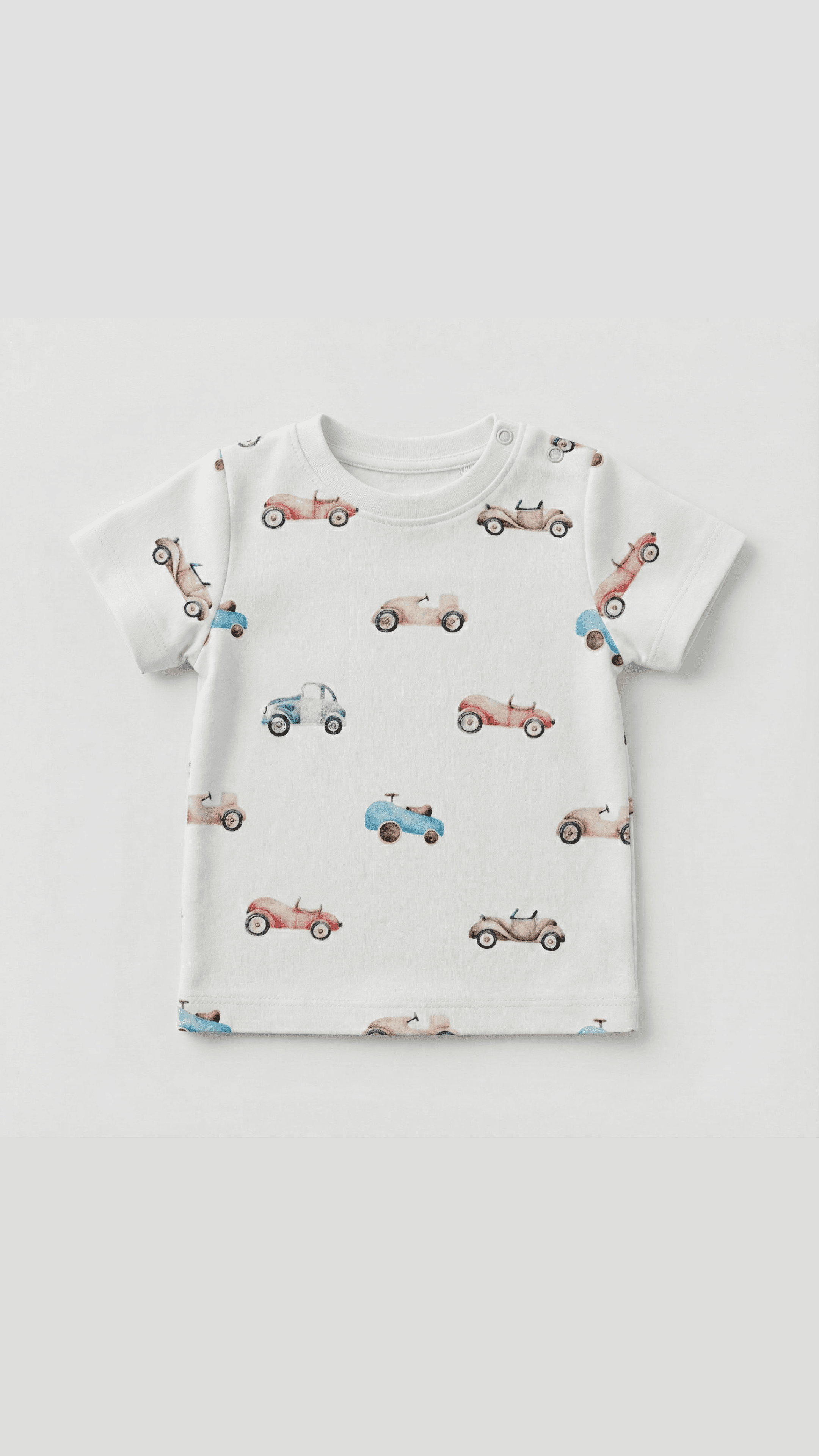 Pack of 3 Printed Crew Neck T-Shirts