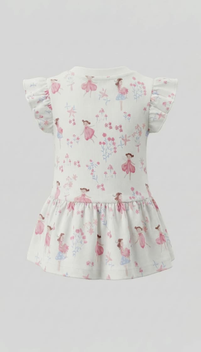 Pack of 2 Printed Crew Neck Dresses thumbnail 3