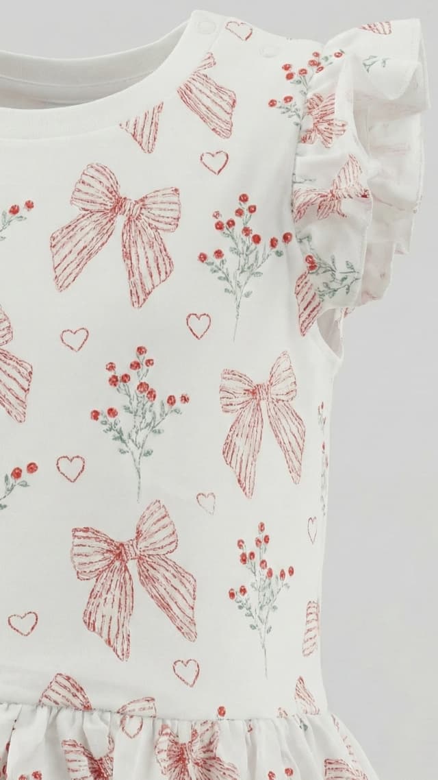 Pack of 2 Printed Crew Neck Dresses thumbnail 4