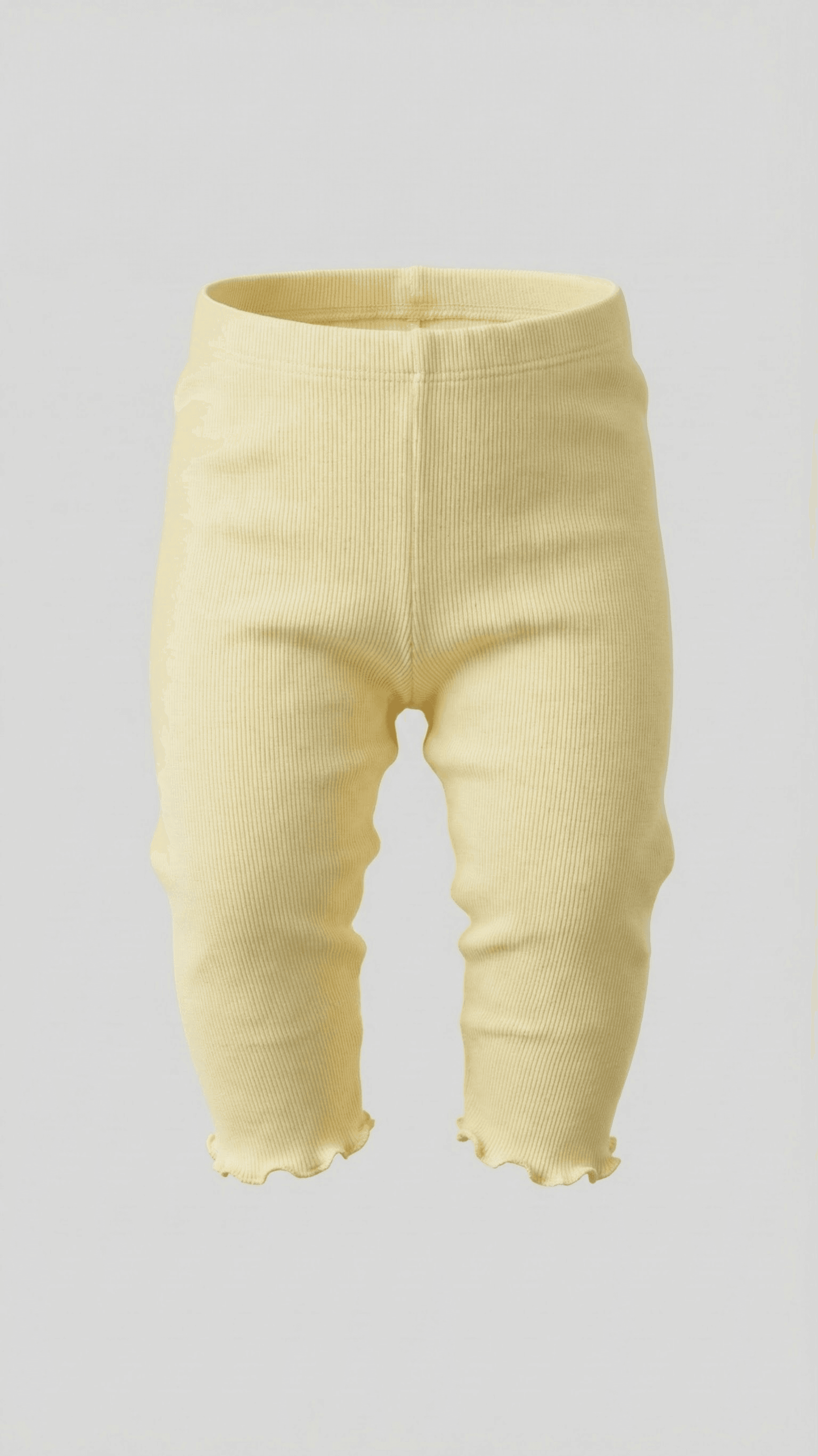 Pack of 3 Ribbed Elastic Waist Leggings
