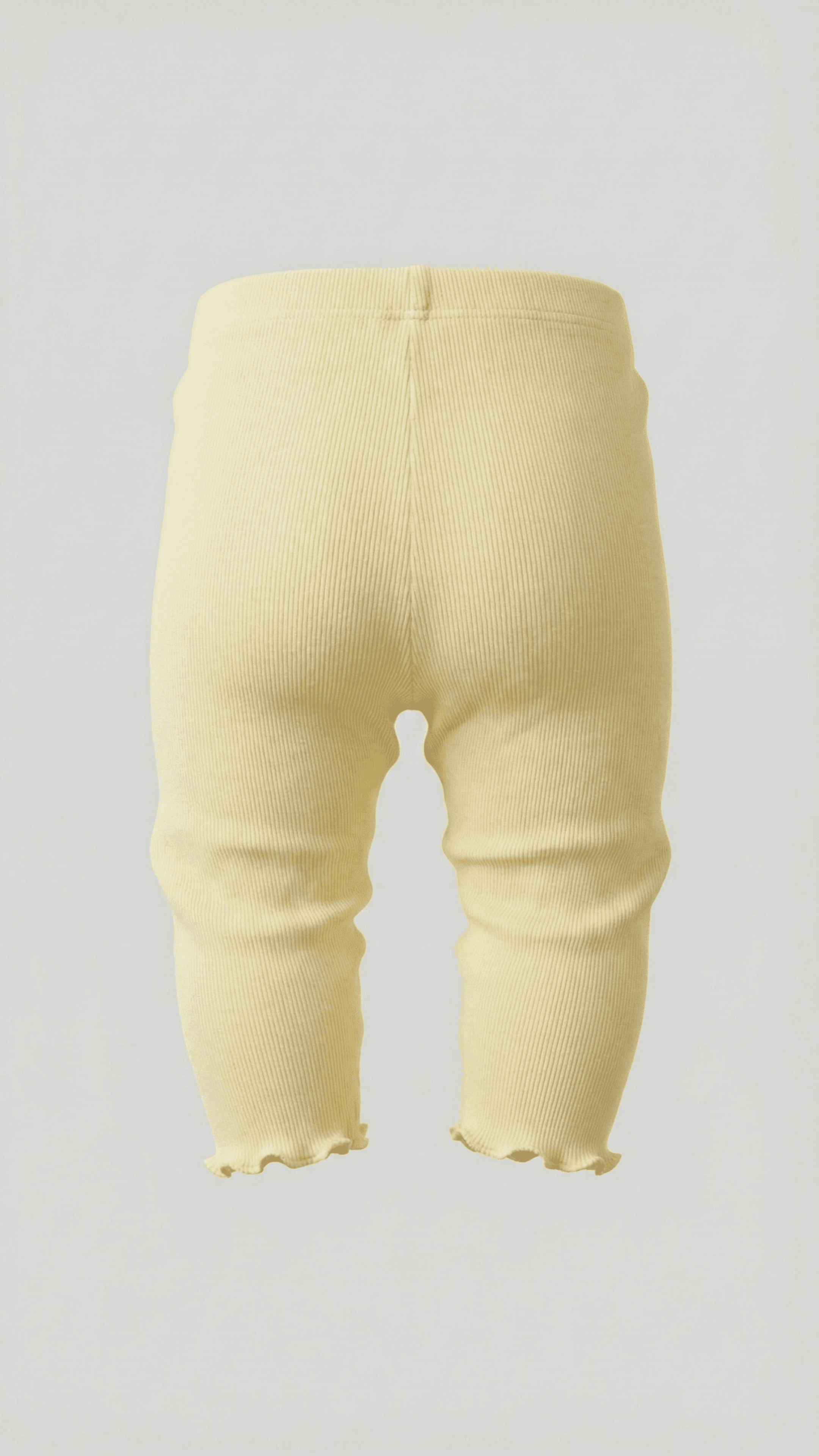 Pack of 3 Ribbed Elastic Waist Leggings