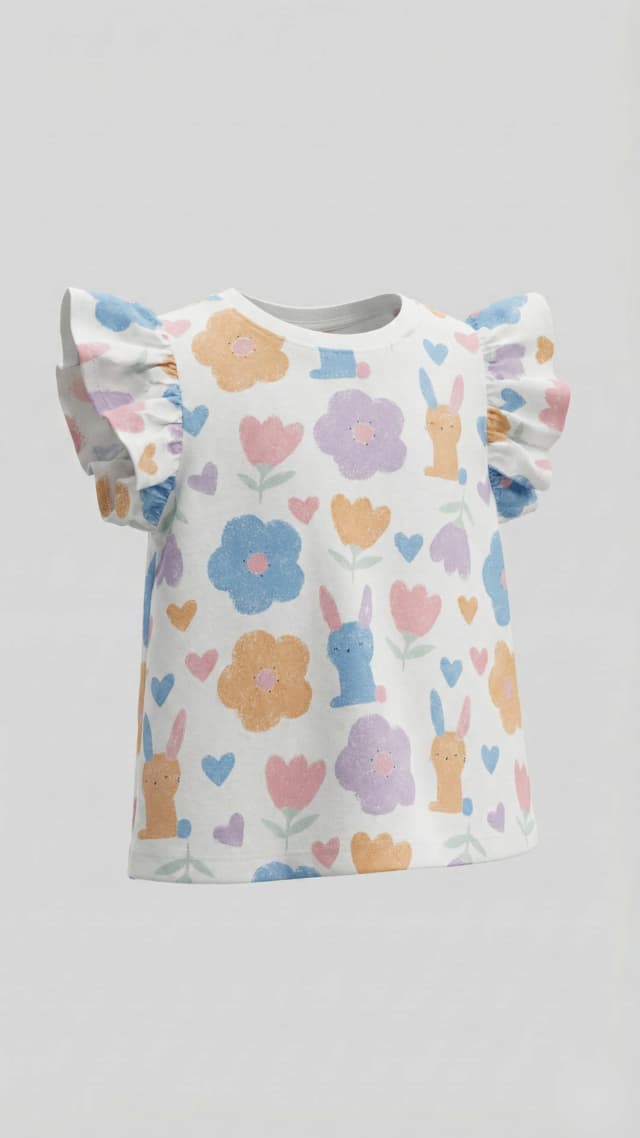 Pack of 3 Flutter Sleeves T-Shirts thumbnail 5