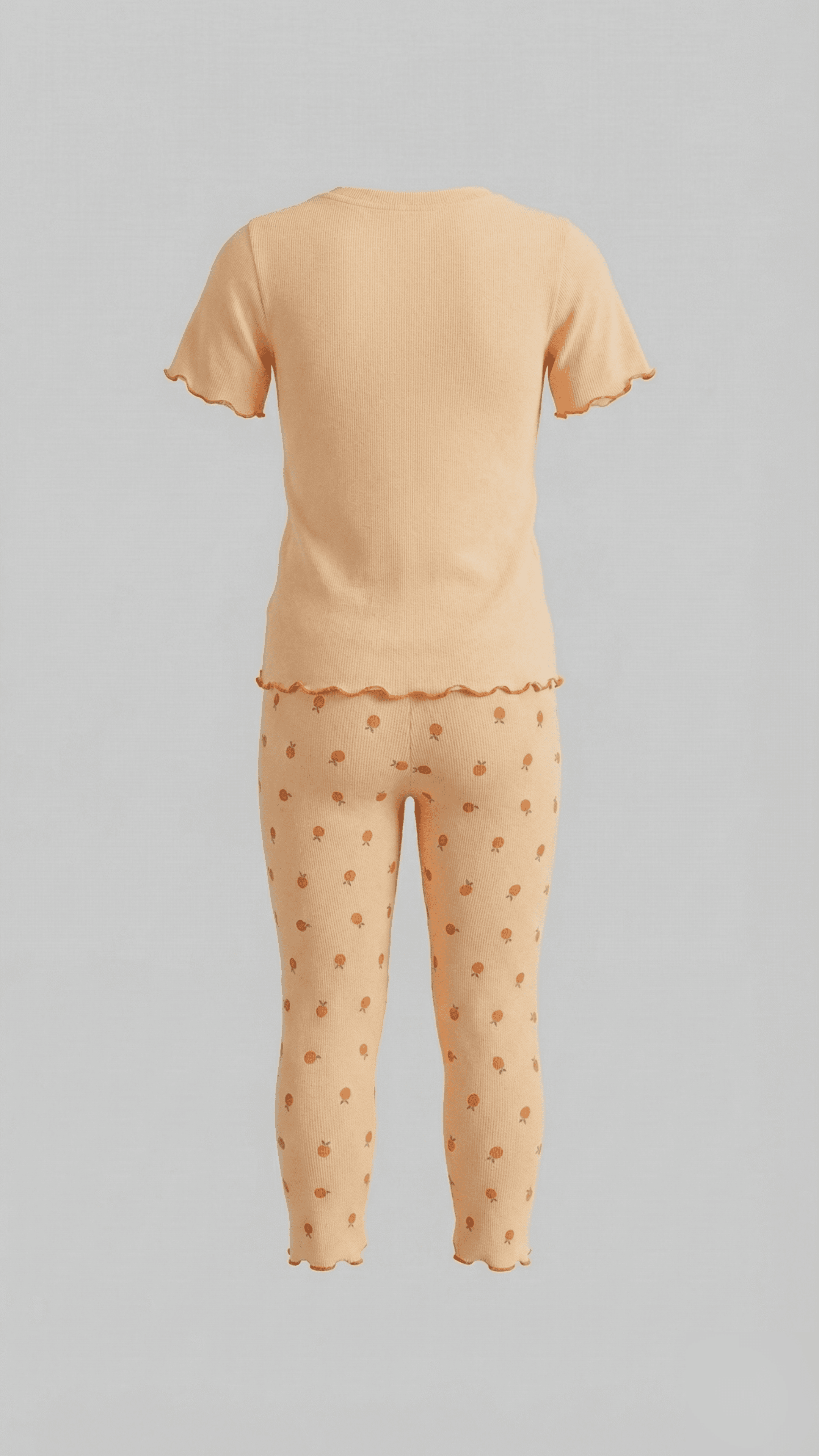 Babies and More Leggings Co-Ord Set - Light Orange
