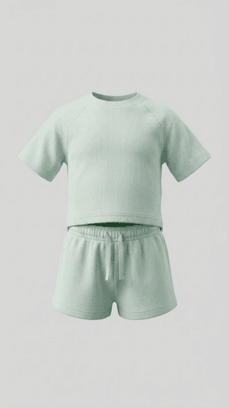 Babies and More Shorts Co-Ord Set - Sky Blue