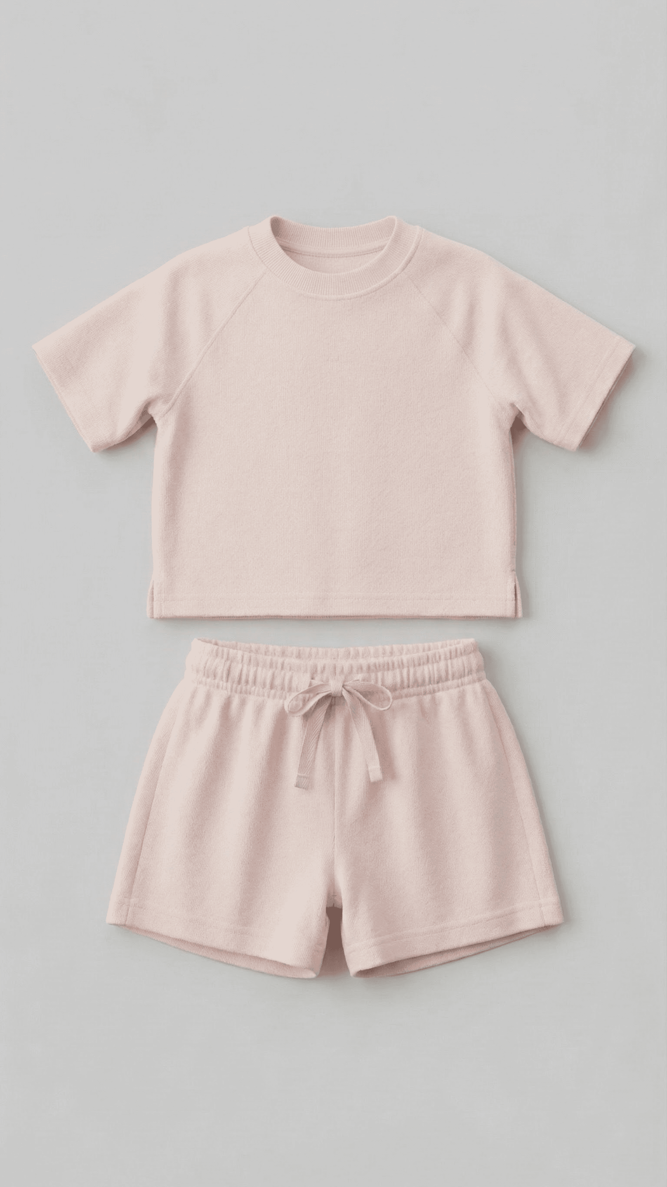 Babies and More Shorts Co-Ord Set - Cream
