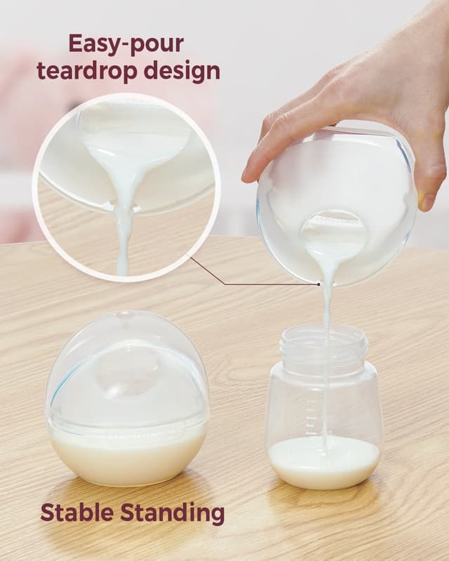 Momcozy -Reusable Milk Collector for Breastmilk-Single thumbnail 3