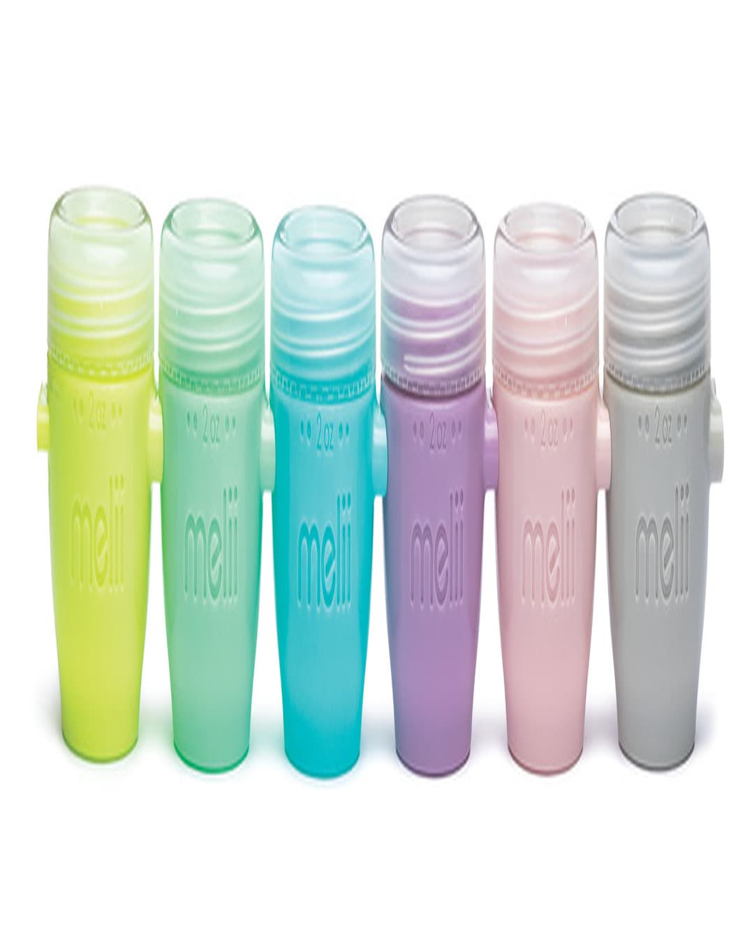 Melii Snap & Go Pods Baby Food Storage Container 2Oz, 6 Pcs - Multicolor