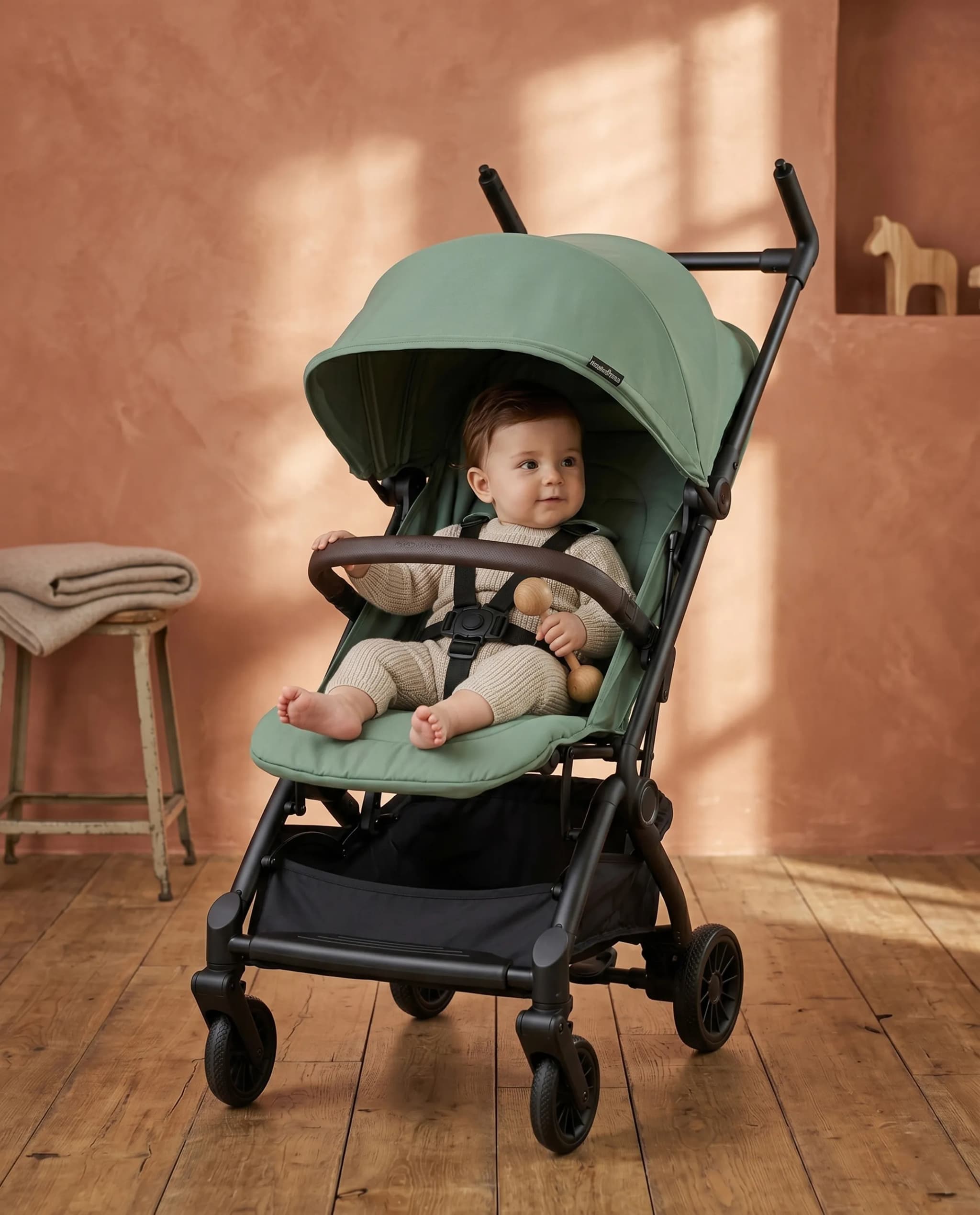 Babies & more Asher Baby Stroller Green