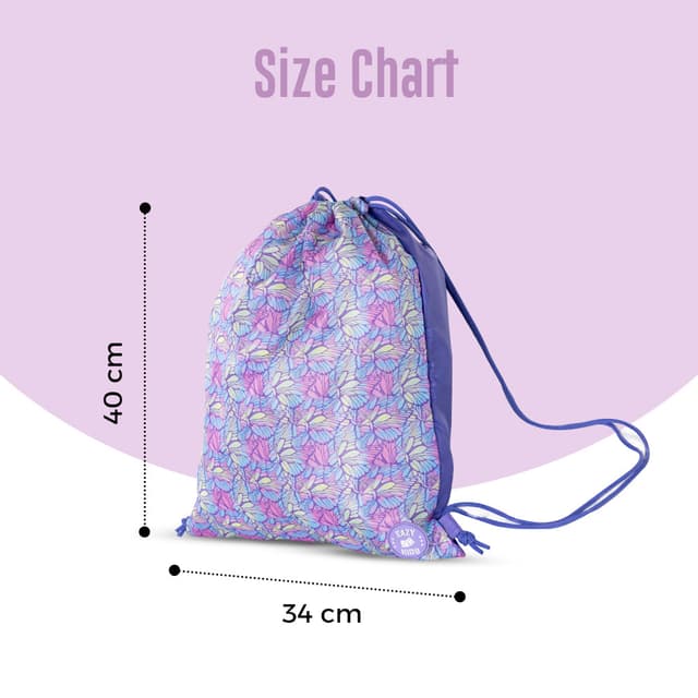 Printed Drawstring Backpack thumbnail 3