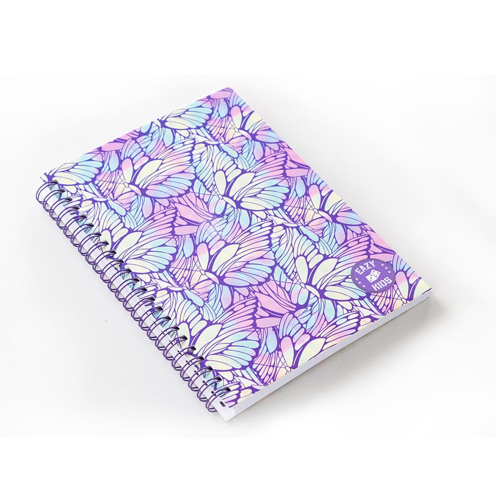 Butterfly Graphic Spiral Diary